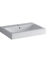 Geberit iCon mosdó, 75 cm, csaplyuk középen, túlfolyóval 124