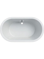 Geberit Bambini ovális gyerek fürdőkád 91x51,5 cm, alpin feh