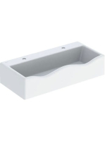 Geberit Bambini gyermekmosdó túlfolyó nélkül 90x41,5 cm, alp