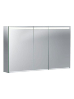 Geberit Option három ajtós tükrös szekrény 120x70 cm, LED vi