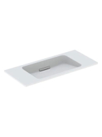 Geberit One rövidített kivitelű mosdó 90x40 cm csaplyuk és t