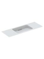 Geberit One rövidített kivitelű mosdó 120x40 cm csaplyuk és