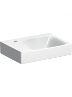 Geberit Xeno² kézmosó 40x28cm csaplyuk bal oldalt, túlfolyó