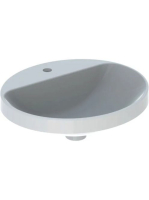 Geberit VariForm beépíthető mosdó 50 cm, ovális, csaplyuk-pe