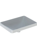 Geberit VariForm beépíthető szögletes mosdó 55 cm, túlfolyó