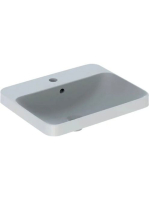 Geberit VariForm beépíthető szögletes mosdó 55 cm, csaplyuk-
