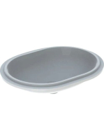 Geberit VariForm alulról beépíthető elliptikus mosdó 61 cm,