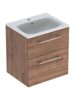 Geberit Selnova Square 2 fiókos mosdószekrény 60 cm, keskeny