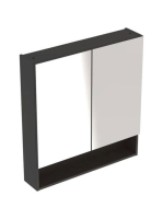 Geberit Selnova Square 2 ajtós tükrös szekrény 78,8x85 cm, m
