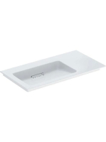 Geberit ONE balos mosdó hátsó lefolyóval 90x48 cm, KeraTect,