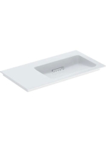 Geberit ONE jobbos mosdó hátsó lefolyóval 90x48cm, KeraTect,