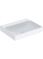 Geberit One mosdó 60x48 cm csaplyuk és túlfolyó nélkül, Kera