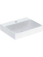 Geberit One pultra ültethető mosdó 50x40 cm csaplyukkal, túl