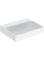 Geberit One pultra ültethető mosdó 50x40 cm, csaplyuk és túl