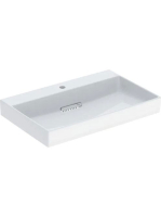 Geberit One mosdó hátsó lefolyóval 75x48 cm csaplyukkal és t