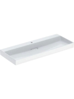 Geberit One mosdó hátsó lefolyóval 120x48 cm csaplyukkal és
