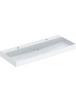 Geberit One mosdó két csaplyukkal 120x48 cm túlfolyó nélkül,
