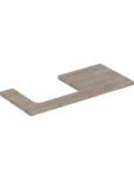 Geberit One mosdópult bal oldali kivágással 105x47 cm, pultr