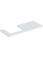 Geberit One mosdópult bal oldali kivágással 120x47 cm, pultr
