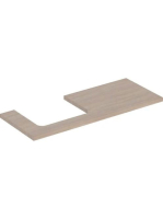 Geberit One mosdópult bal oldali kivágással 120x47 cm, pultr