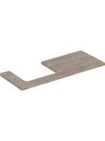 Geberit One mosdópult bal oldali kivágással 120x47 cm, pultr