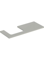 Geberit One mosdópult bal oldali kivágással 120x47 cm, pultr