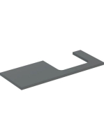 Geberit One mosdópult jobb oldali kivágással 120x47 cm, pult