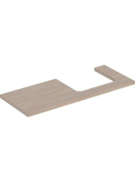 Geberit One mosdópult jobb oldali kivágással 120x47 cm, pult