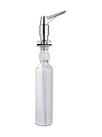 McAlpine mosogatószer adagoló műanyag, beépíthető, króm HC20