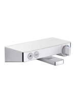 Hansgrohe ShowerTablet Select 300 termosztátos kádcsaptelep króm/fehér 13151400