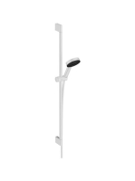 Hansgrohe Pulsify Select S zuhanyszett 105, 3 jet Relaxation EcoSmart, 90 cm zuhanyrúd, matt fehér 24171700