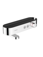 Hansgrohe ShowerTablet Select Kádtermosztát 400, falsíkon kívüli szereléshez, króm 24340000