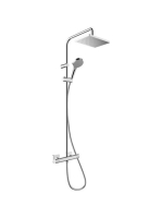 Hansgrohe Vernis Shape 230 zuhanyrendszer termosztátos csapteleppel EcoSmart, króm 26097000