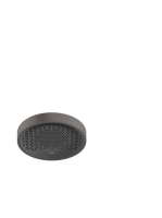 Hansgrohe Rainfinity 250 1jet, szálcsiszolt fekete/króm fejzuhany 26228340