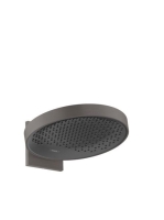 Hansgrohe Rainfinity 360 1jet szálcsiszolt fekete/króm fejzuhany fali csatlakozással 26230340