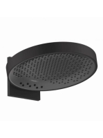 Hansgrohe Rainfinity 360 3jet, matt fekete fejzuhany fali csatlakozóval 26234670