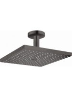 Hansgrohe Raindance E 300 1jet szálcsiszolt fekete/króm fejzuhany csatlakozóval 26250340
