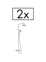 Hansgrohe Vernis Blend Zuhanyrendszer 200, 1 jet, termosztáttal, projekt csomag (2 db) króm 26285000