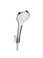 Hansgrohe Croma Select S zuhanytartó szett Vario 125 cm-es zuhanytömlővel, króm/fehér 26421400