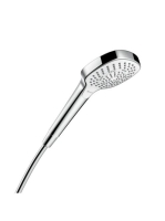 Hansgrohe Croma Select E kézizuhany Vario EcoSmart 9 l/perc, króm/fehér 26813400