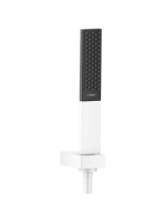 Hansgrohe Rainfinity matt fehér zuhanytartó szett 100 1jet 125cm-es zuhanycsővel 26857700