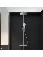 Hansgrohe Crometta S termosztátos zuhanyrendszer 240, 1jet, EcoSmart, króm 27268000