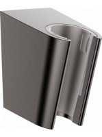 Hansgrohe Porter'S szálcsiszolt fekete/króm zuhanytartó 28331340