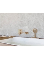 Hansgrohe Metropol szálcsiszolt bronz falsík alatti kádcsaptelep 32545140