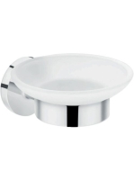 Hansgrohe Logis Universal fali szappantartó matt üveg, króm 41715000