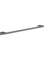 Hansgrohe AddStoris Fürdőlepedő tartó szálcsiszolt fekete króm 41747340