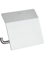 Hansgrohe AddStoris WC papír tartó fedlappal króm 41753000
