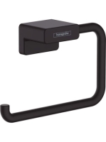 Hansgrohe AddStoris WC papír tartó fedlap nélkül matt fekete 41771670