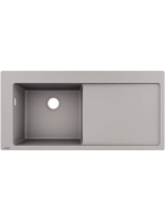 Hansgrohe S51 S5110-F450 Beépített mosogató jobb oldali csepegtetővel betonszürke 43330380