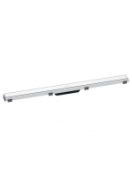 Hansgrohe RainDrain Match Zuhanylefolyó 90 cm, állítható magasságú kerettel, fehér 56040450